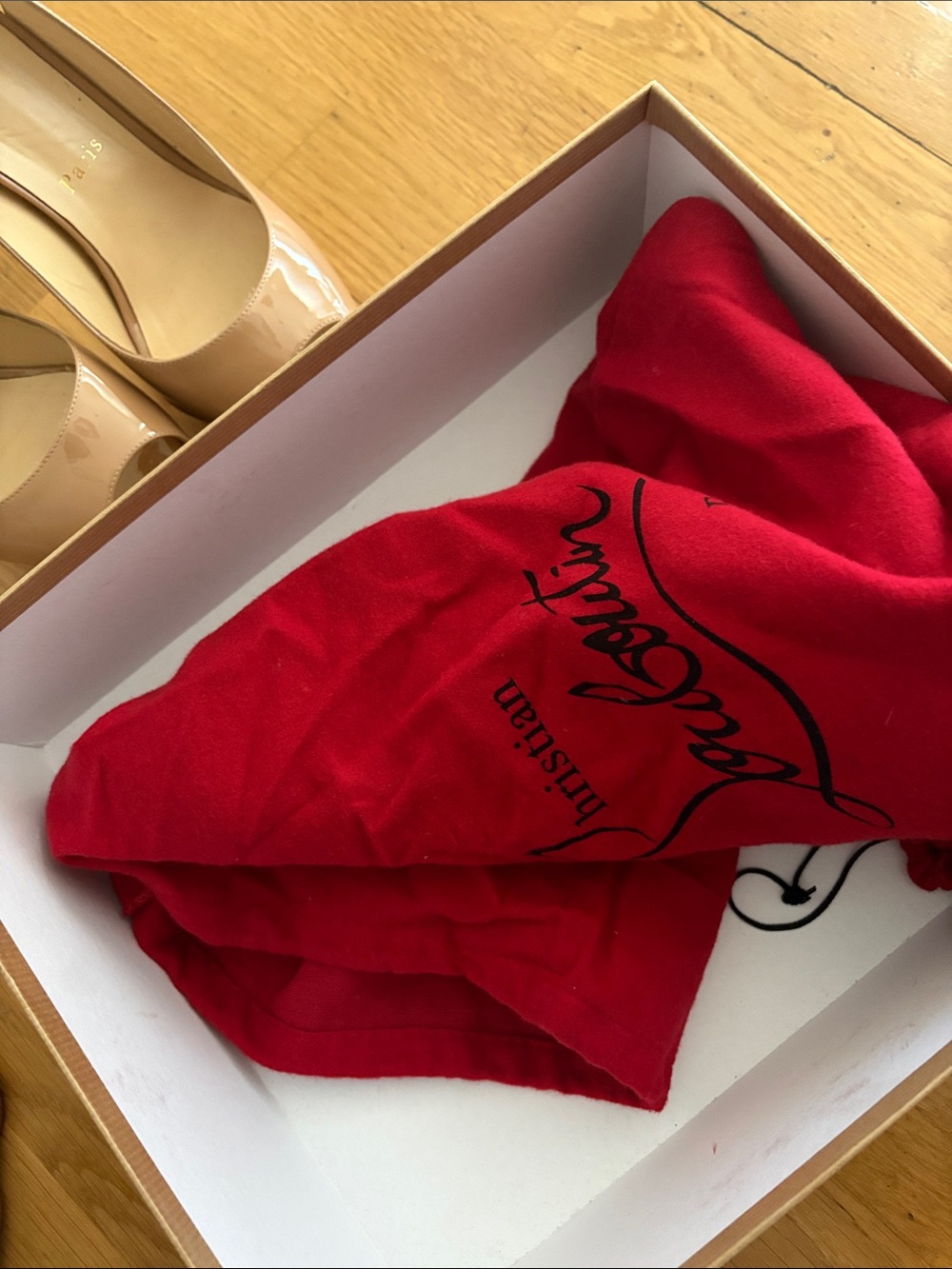 Christian Louboutin Patent Leather Slingback Pumps - Picture 7 of 9